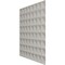 Ekena Millwork 19 5/8in. W x 19 5/8in. H Bradford EnduraWall Decorative 3D Wall Panel Covers 2.67 Sq. Ft. WP20X20BRCAC - alternate 6